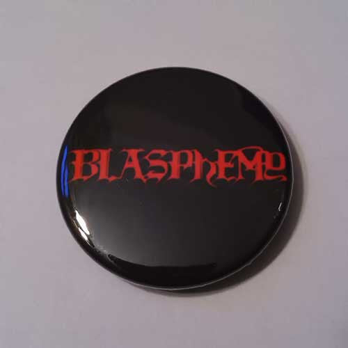 Blasphemy - Red Logo (Badge)