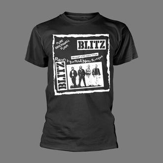 Blitz - Pure Brickwall Punk (Black) (T-Shirt)