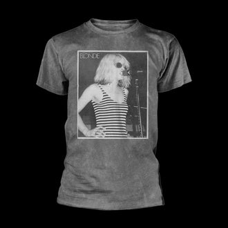 Blondie - Debbie Harry (Striped) (Grey) (T-Shirt)