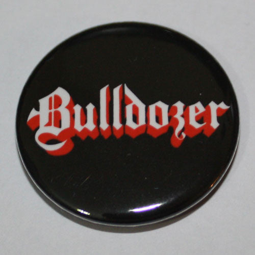 Bulldozer - White Logo (Badge)