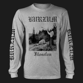 Burzum - Filosofem (Black on Grey) (Long Sleeve T-Shirt)