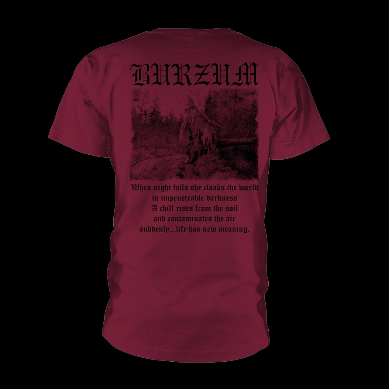 Burzum - Filosofem (Maroon & Black) (T-Shirt)