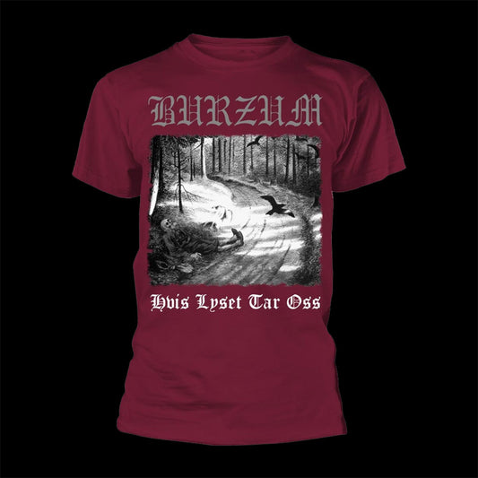 Burzum - Hvis lyset tar oss (Maroon) (T-Shirt)