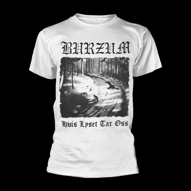 Burzum - Hvis lyset tar oss (White) (T-Shirt)
