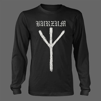 Burzum - Logo & Algiz (Long Sleeve T-Shirt)