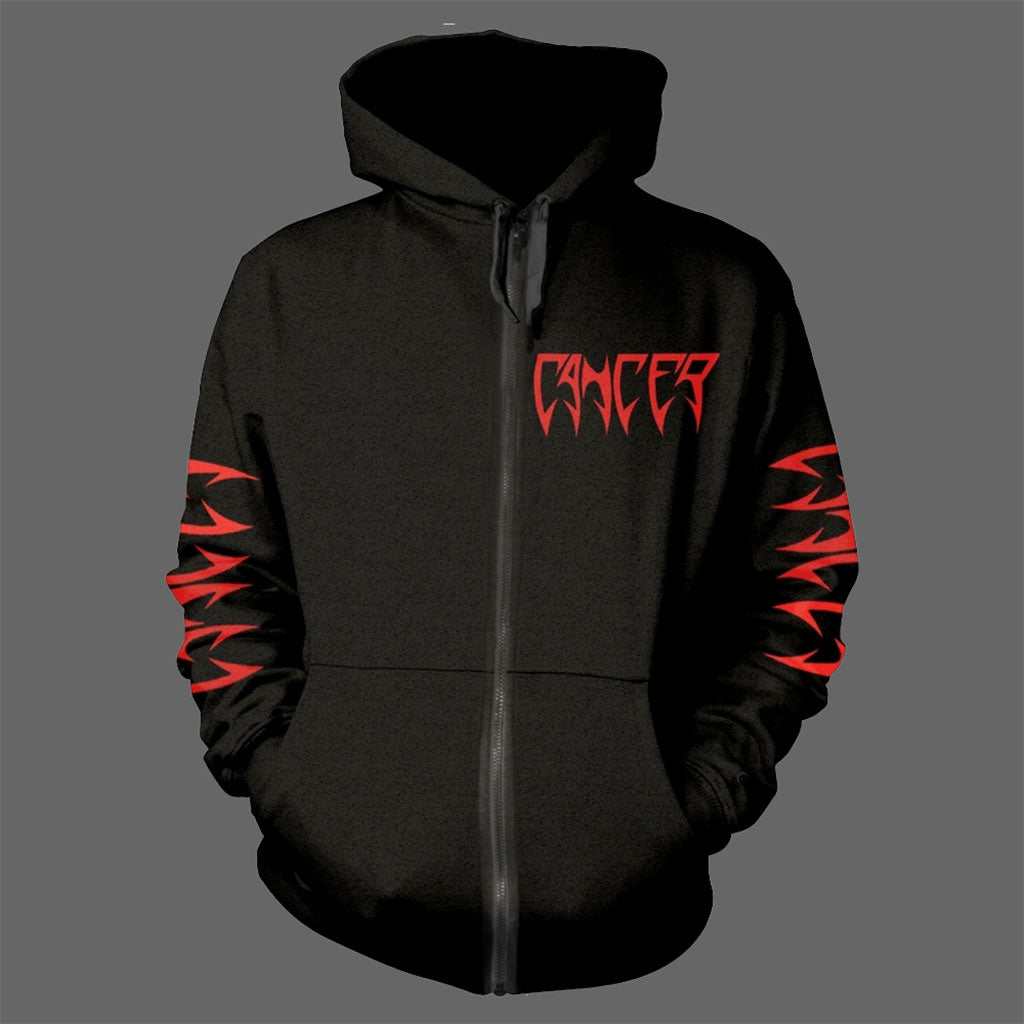 Cancer - Death Shall Rise (Full Zip Hoodie)