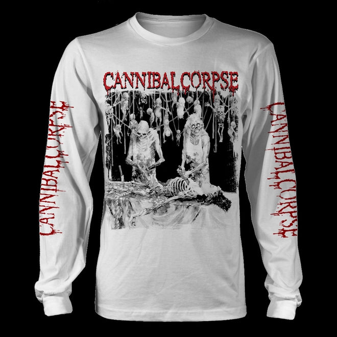 Cannibal Corpse - Butchered at Birth (Original) (White) (Long Sleeve T-Shirt)