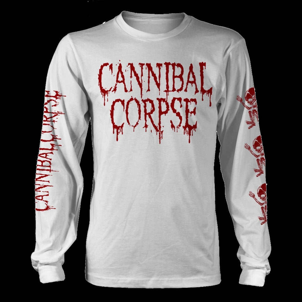 Cannibal Corpse - Butchered at Birth (White) (Long Sleeve T-Shirt)