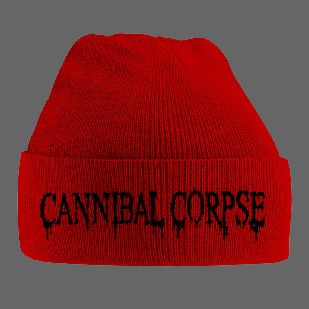 Cannibal Corpse - Dripping Logo (Red) (Beanie)