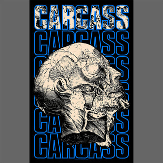 Carcass - Necroticism (Head) (Textile Poster)