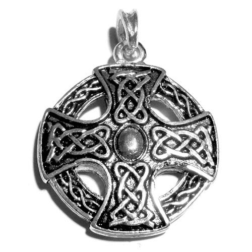 Celtic Cross (Sterling Silver) (Pendant)