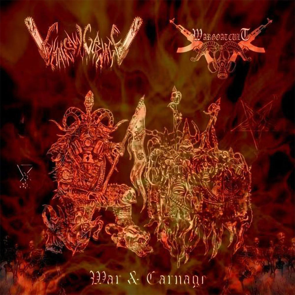 Chainsaw Carnage / Wargoatcult - War & Carnage (CD)