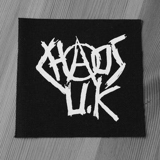 Chaos UK - White Logo (Printed Patch)