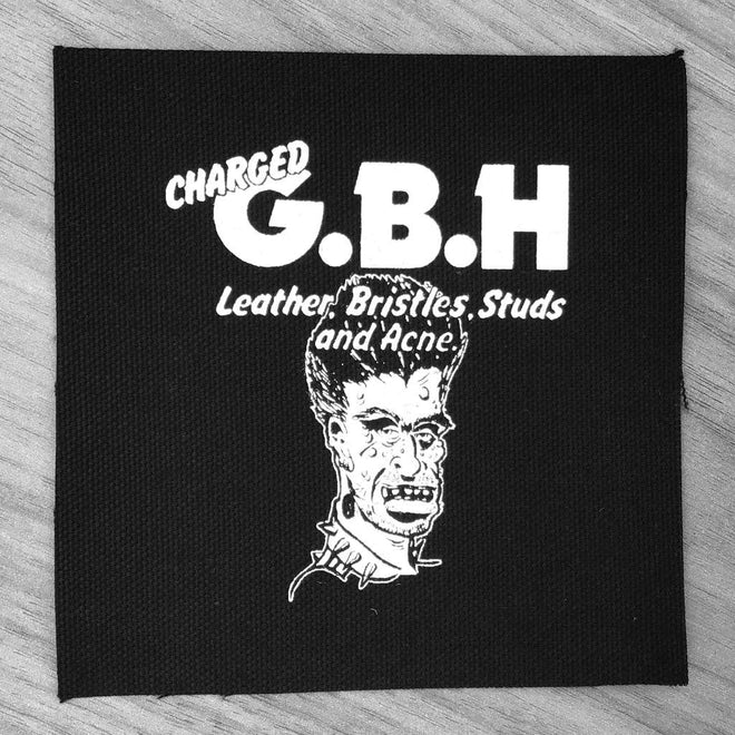 Charged GBH - Leather, Bristles, Studs and Acne (Printed Patch)