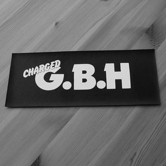 Charged GBH - Logo (Leather) (Superstrip) (Backpatch)