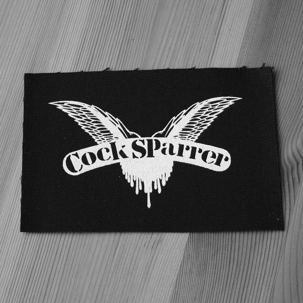 Cock Sparrer - White Logo (Printed Patch)