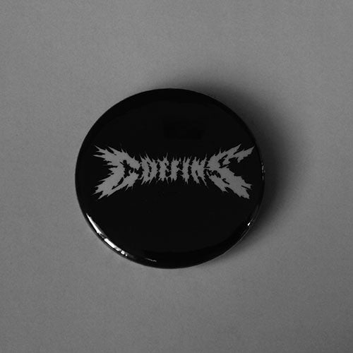 Coffins - White Logo (Badge)