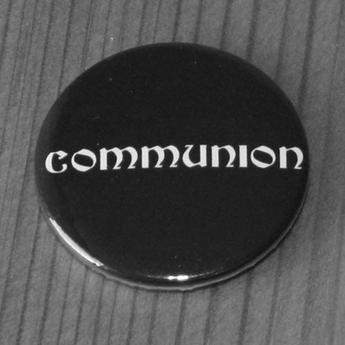 Communion - White Logo (Badge)