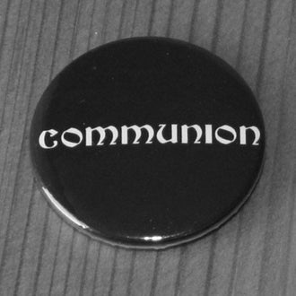 Communion - White Logo (Badge)
