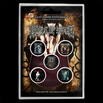 Cradle of Filth - Early Albums (Badge Pack)