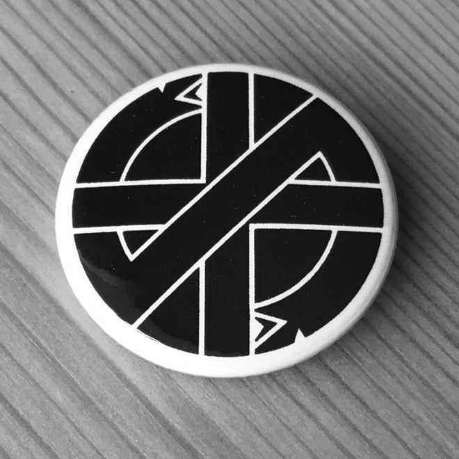 Crass - Logo Symbol (Black) (Badge)