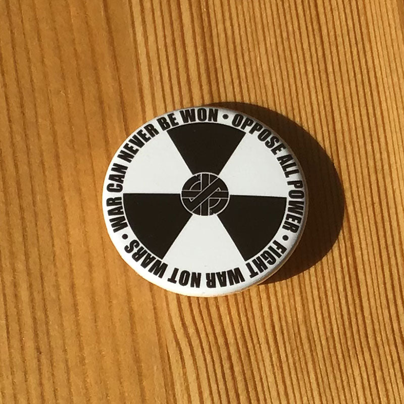 Crass - War Can Never Be Won (Badge)