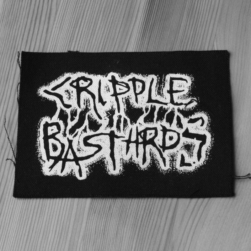 Cripple Bastards - White Logo (Printed Patch)