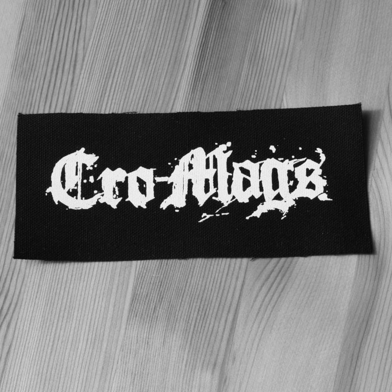 Cro-Mags - White Logo (Printed Patch)