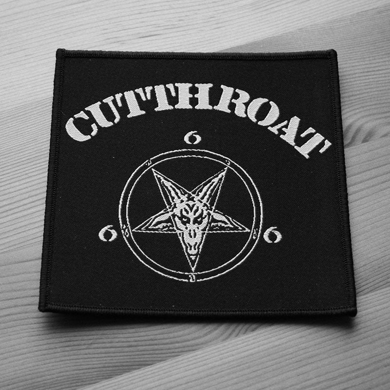 Cut Throat - Logo & Pentagram (Woven Patch)