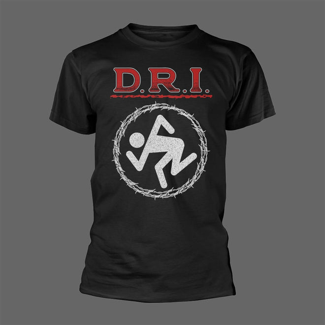 D.R.I. - Red Logo / Barbed Wire Skanker (T-Shirt)
