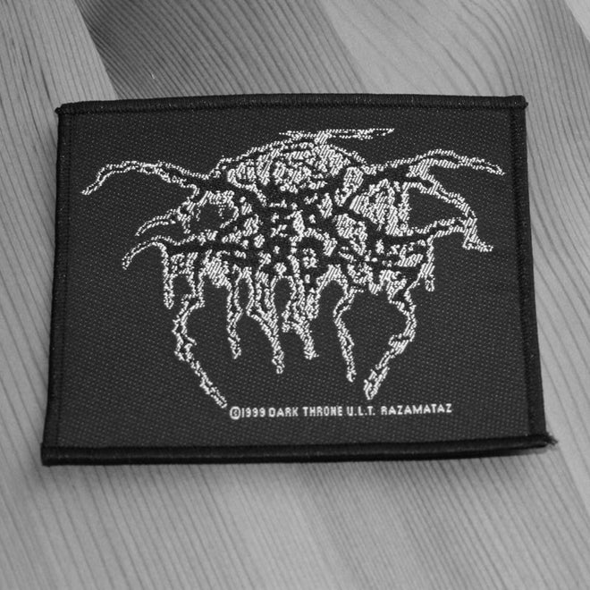 Darkthrone - White Outline Logo (Woven Patch)