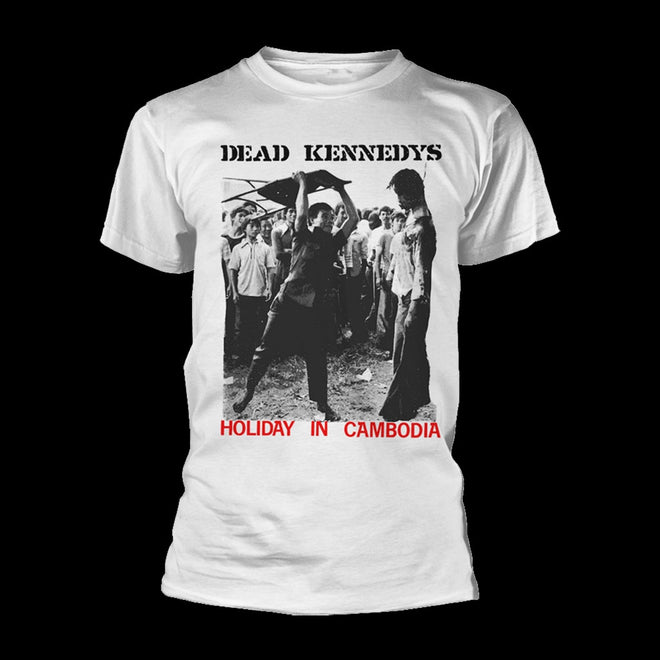 Dead Kennedys - Holiday in Cambodia (White) (T-Shirt)