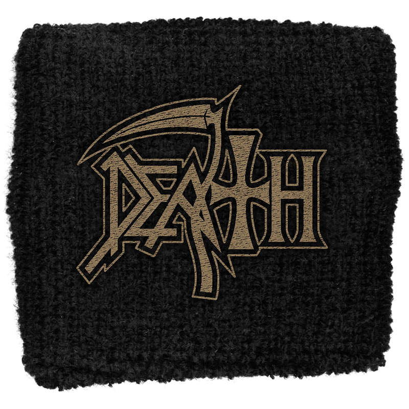 Death - Gold Logo (Wristband)