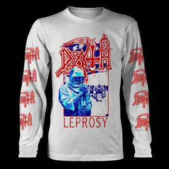 Death - Leprosy (Posterized) (White) (Long Sleeve T-Shirt)