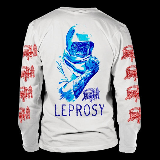 Death - Leprosy (Posterized) (White) (Long Sleeve T-Shirt)