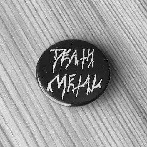 Death Metal (White) (Badge)