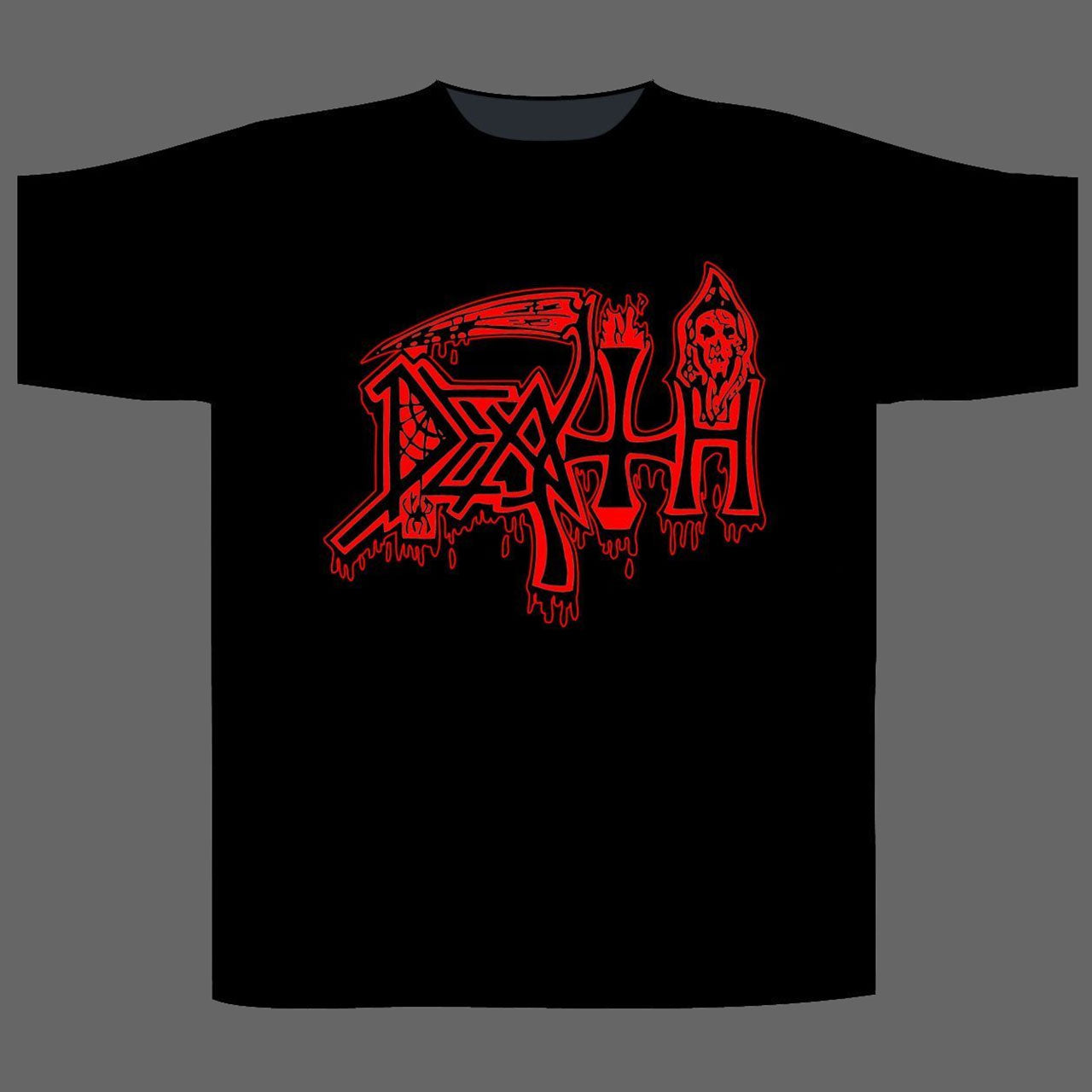 Death - Red Logo / Life Will Never Last (T-Shirt)