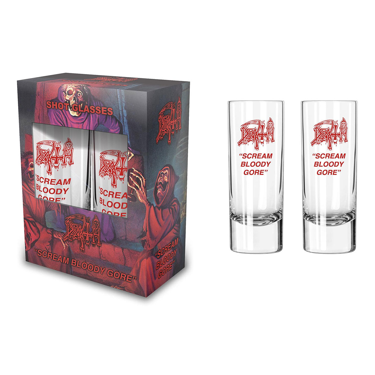 Death - Scream Bloody Gore (Shot Glass Set)