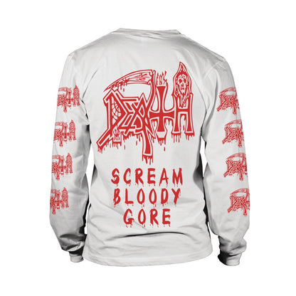 Death - Scream Bloody Gore (Skull) (Long Sleeve T-Shirt)