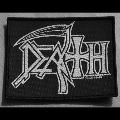 Death - White Logo (Woven Patch)