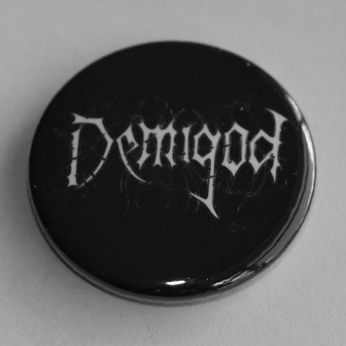 Demigod - White Logo (Badge)