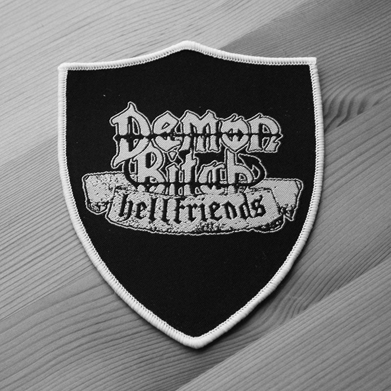 Demon Bitch - Hellfriends (White Border) (Woven Patch)
