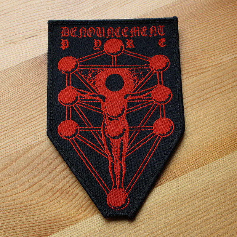 Denouncement Pyre - Red Logo & Tree of Life (Woven Patch)