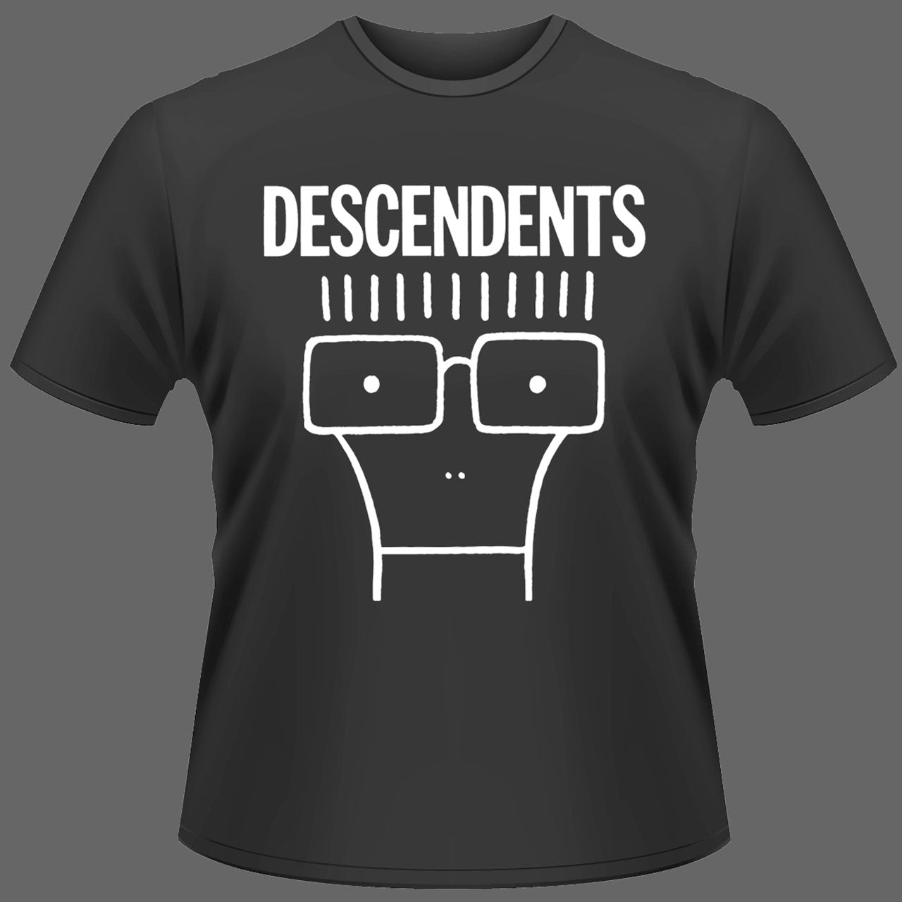 Descendents - White Logo & Milo (T-Shirt)