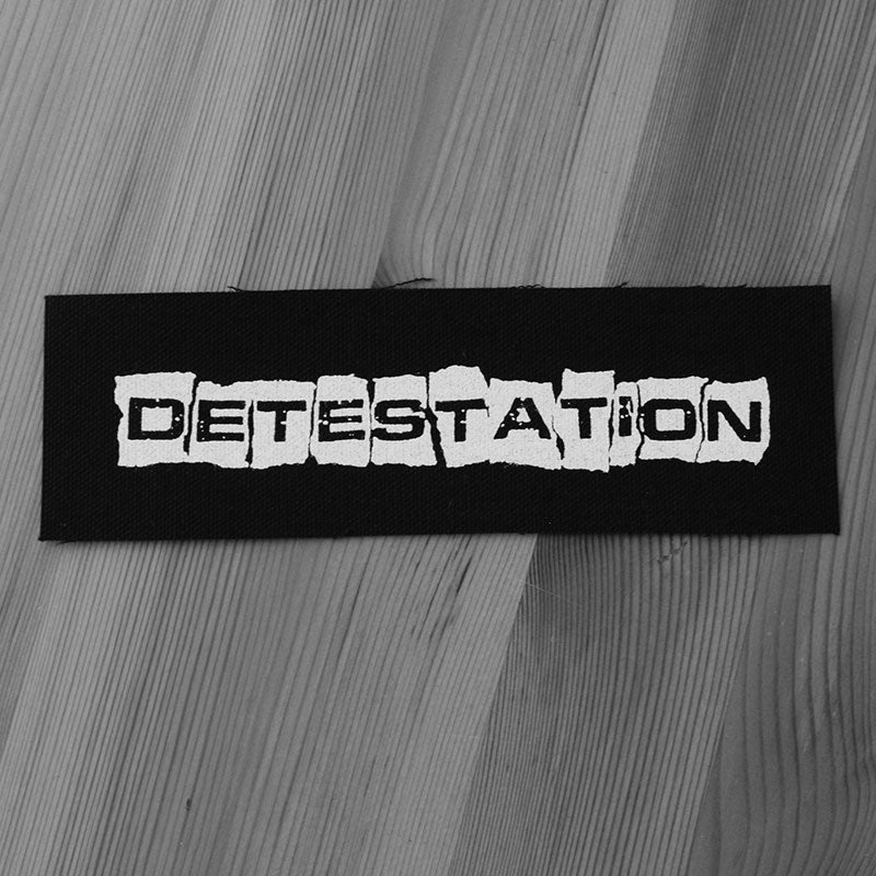 Detestation - Logo (Printed Patch)