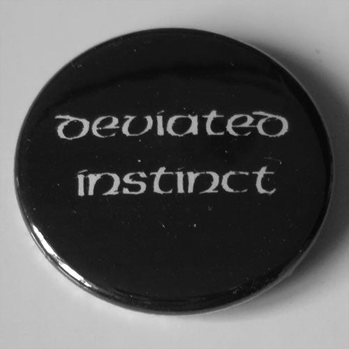 Deviated Instinct - White Logo (Badge)