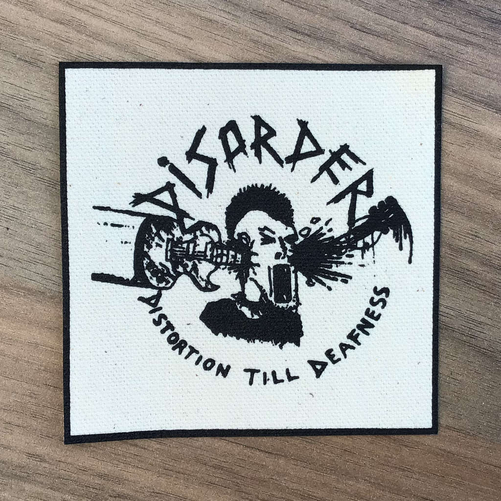 Disorder - Distortion Till Deafness (Printed Patch)