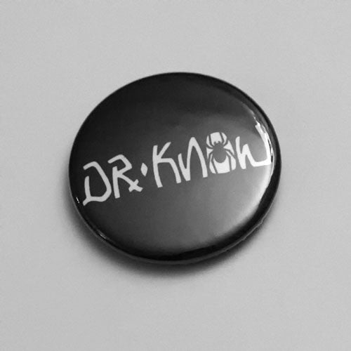 Dr Know - White Logo (Badge)
