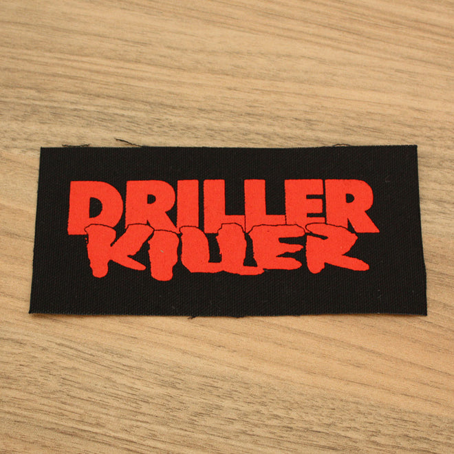Driller Killer - Red Logo (Printed Patch)