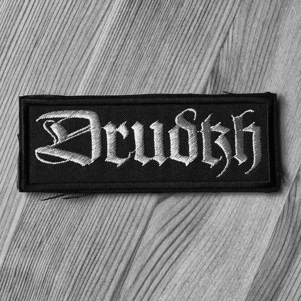 Drudkh - Silver Logo (Embroidered Patch)